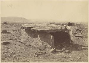 Dolmen on the hill at Aihole
