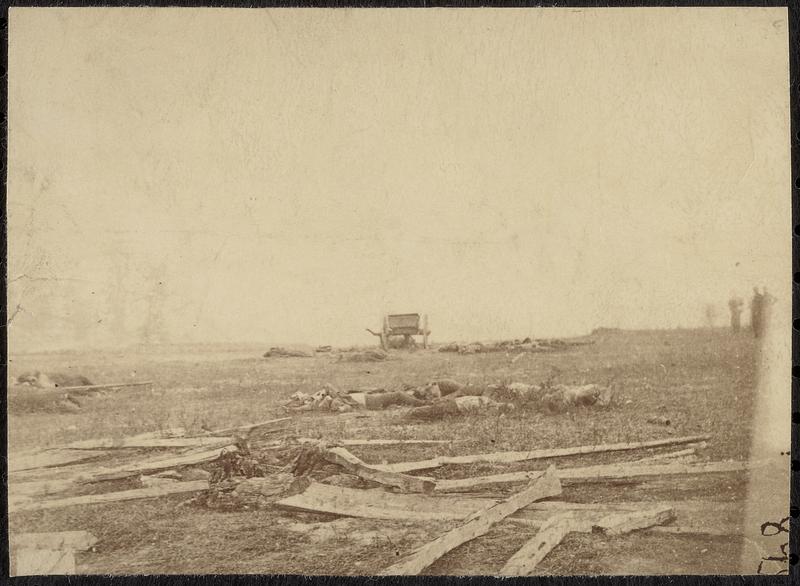 Where Sumner's corps charged at Antietam