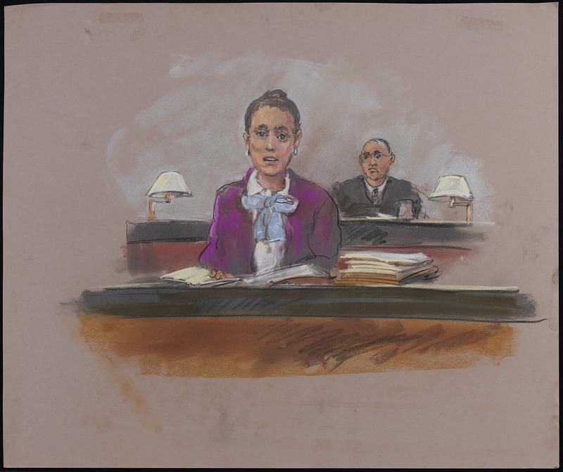 Courtroom scene