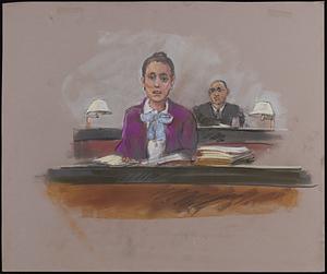 Courtroom scene