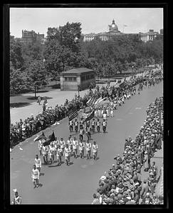 Ancient Honorable Artillery Parade on Tremont St.