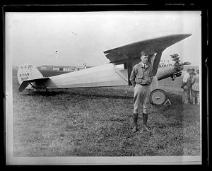 Lindy and his Spirit of St. Louis