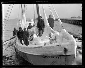 Ice clad lobster boat Grace M. Cribby