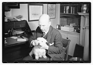 William B. Rogers of Sherborn, has show dogs