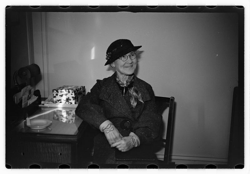 Mrs. Townsend, wife of Townsend old age plan