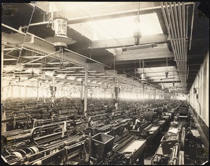 Pacific Mills, new worsted weave shed