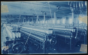 Lower Pacific Mills, spinning room