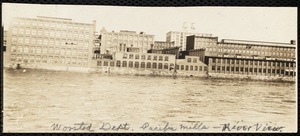 Worsted Dept, Pacific Mills - river view