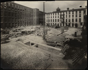 Pacific Mills, new finishing mill. Looking north-westerly from dyehouse roof