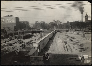 Site of new worsted mill, looking north-easterly from Franklin street