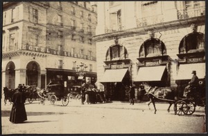 Paris — Street scene; Hôtel de Liverpool