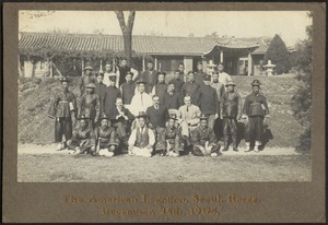 American Legation at Seoul Korea, Dec. 25, 1905