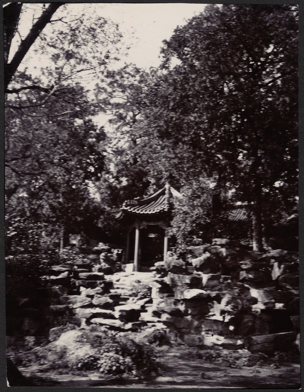 Rock garden (near shrine or pagoda folly)