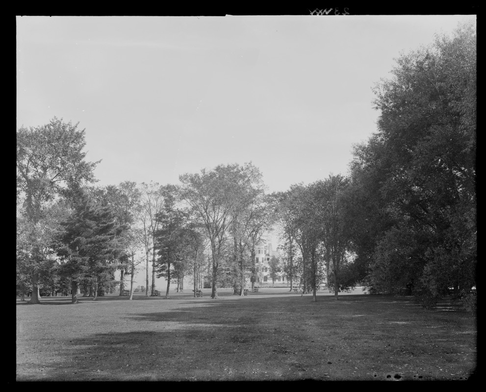 Erskine Park grounds & distant view of house Digital Commonwealth