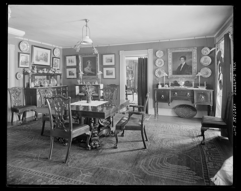 St. Stephen's Rectory: dining room - Digital Commonwealth