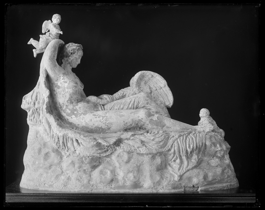 Bellefontaine figurine of Leda and the swan Digital Commonwealth