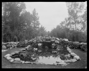 Groton Place: rock pool landscape