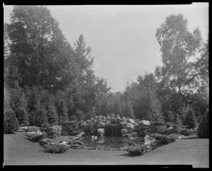 Groton Place: rock pool landscape