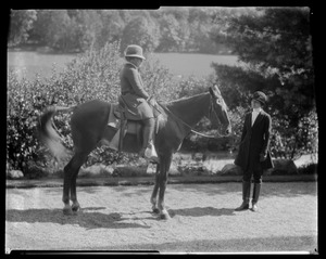 Brookside: horse & 2 women