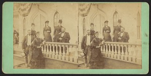 Pres. Grant & party at Bishop Haven's, Clinton Ave 1874