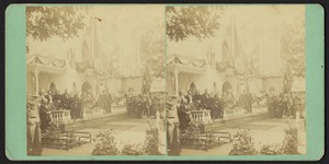 Presidential Grant party Bishop Haven's Clinton Ave 1874
