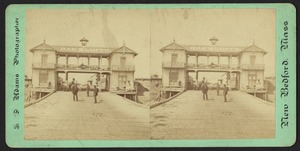 Entrance to Oak Bluffs from the wharf