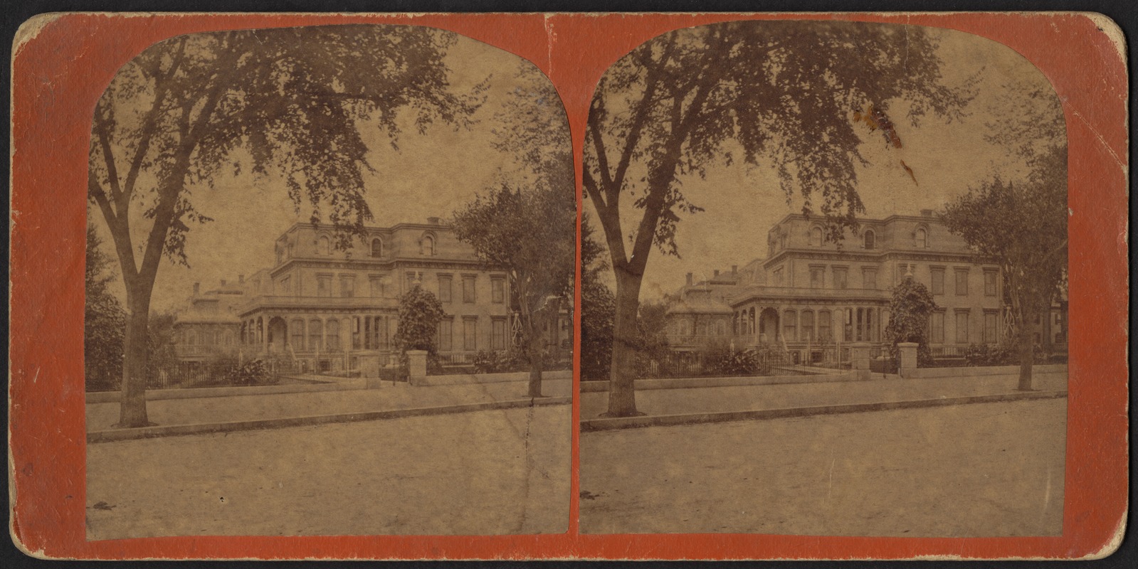 View of a large house taken from across the street