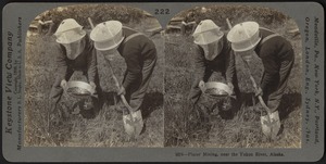 Placer mining, near the Yukon River, Alaska