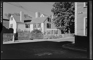 Marblehead, fenced house