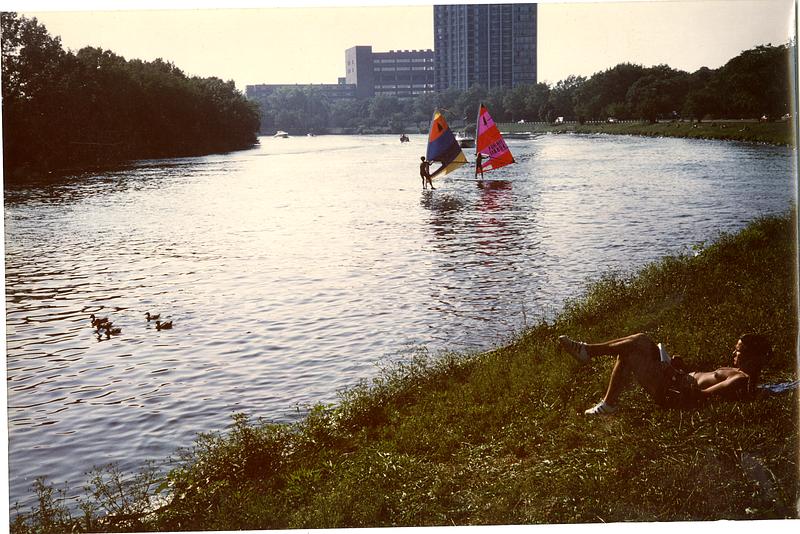 Windsurfing on the Charles River Digital Commonwealth