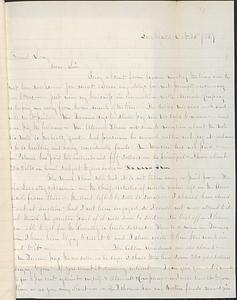 Letter from R.C. Jewett to John D. Long, October 30, 1869