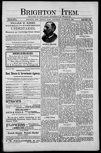 The Brighton Item, October 22, 1892