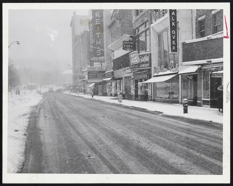 Weather. Blizzards. 1956. Tremont St. near Mason St. looked like this