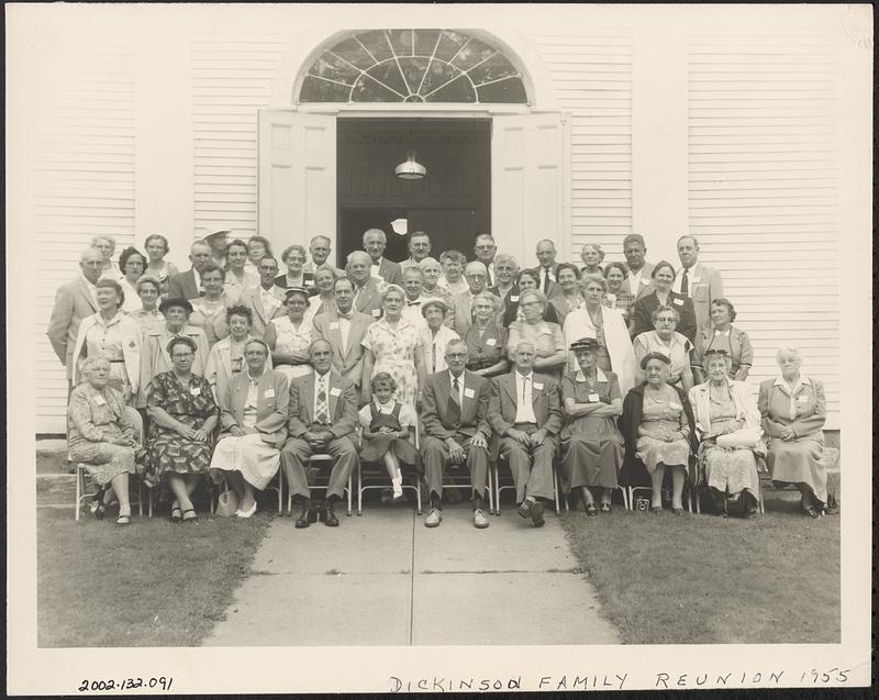 Dickinson family reunion in Agawam - Digital Commonwealth