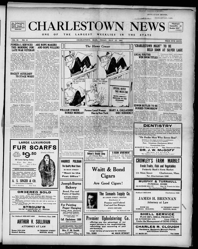 The Charlestown News - Digital Commonwealth