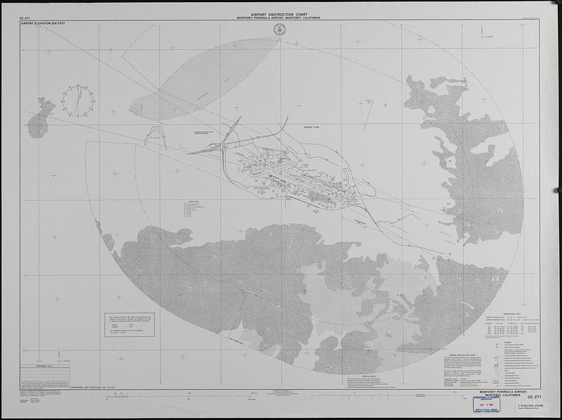 Airport obstruction chart