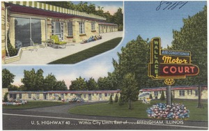 Wallace Motor Court, U. S. Highway 40... within city limits east of... Effingham, Illinois
