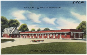 Motel Eldorado -- Eldorado, Ill., on U. S. 45 -- 1/2 mile so. of intersection 142