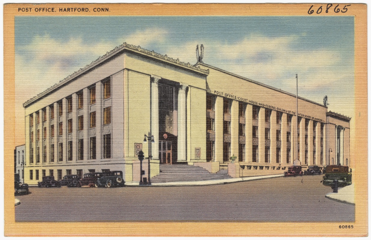 Post Office, Hartford, Conn. Digital Commonwealth