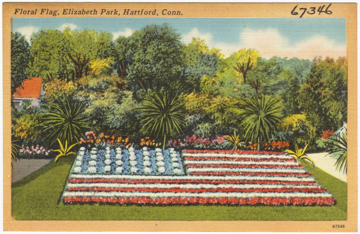 Floral Flag, Elizabeth Park, Hartford, Conn.