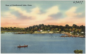 View of Candlewood Lake, Conn.