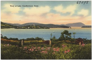 View of Lake Candlewood, Conn.