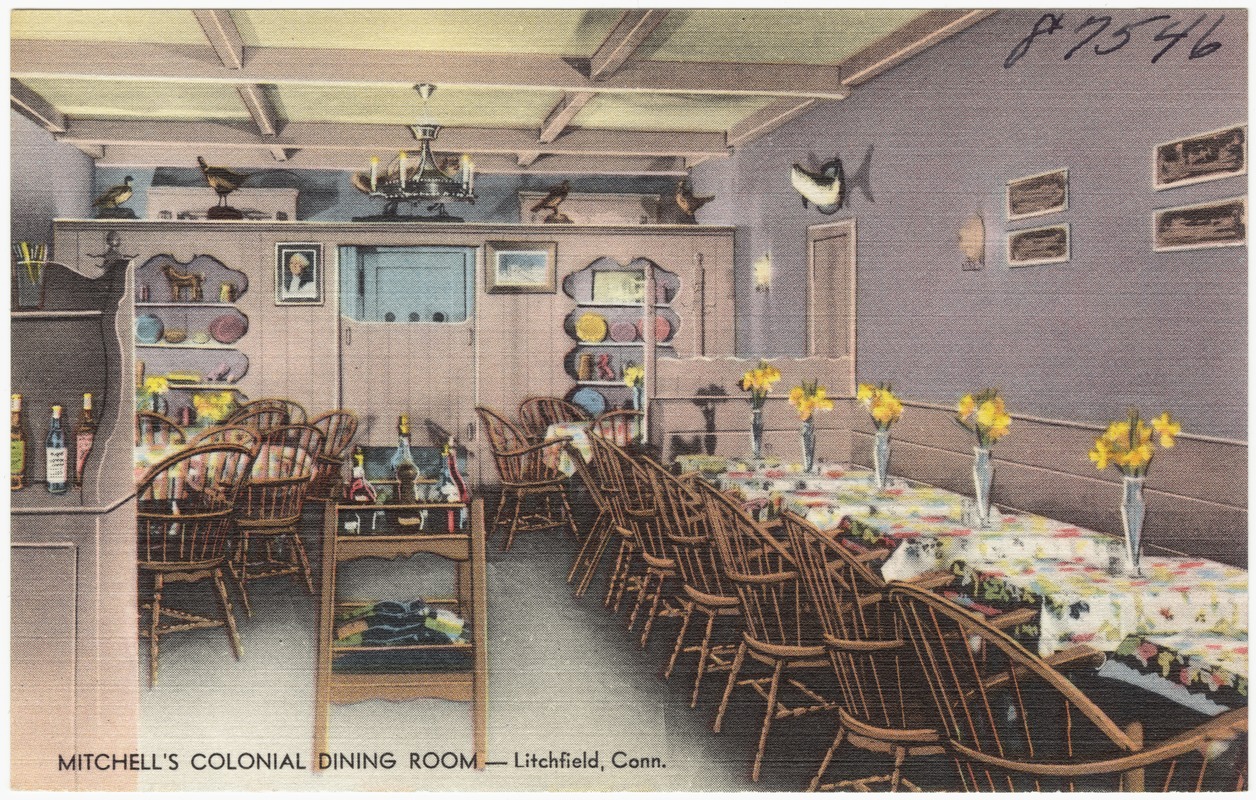 Mitchell's Colonial Dining Room--Litchfield, Conn.