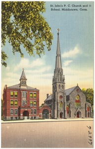 St. John's F.C. Church and 11 School, Middletown, Conn.