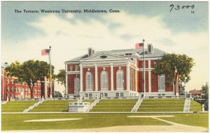 The terrace, Wesleyan University, Middletown, Conn.