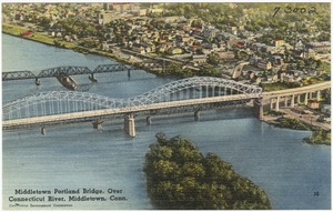 Middletown Portland Bridge, over Connecticut River, Middletown, Conn.