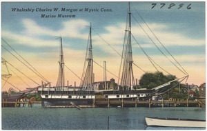 Whaleship Charles W. Morgan at Mystic Conn. Marine Museum