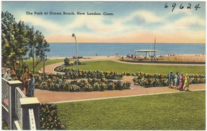 The park at Ocean Beach, New London, Conn.