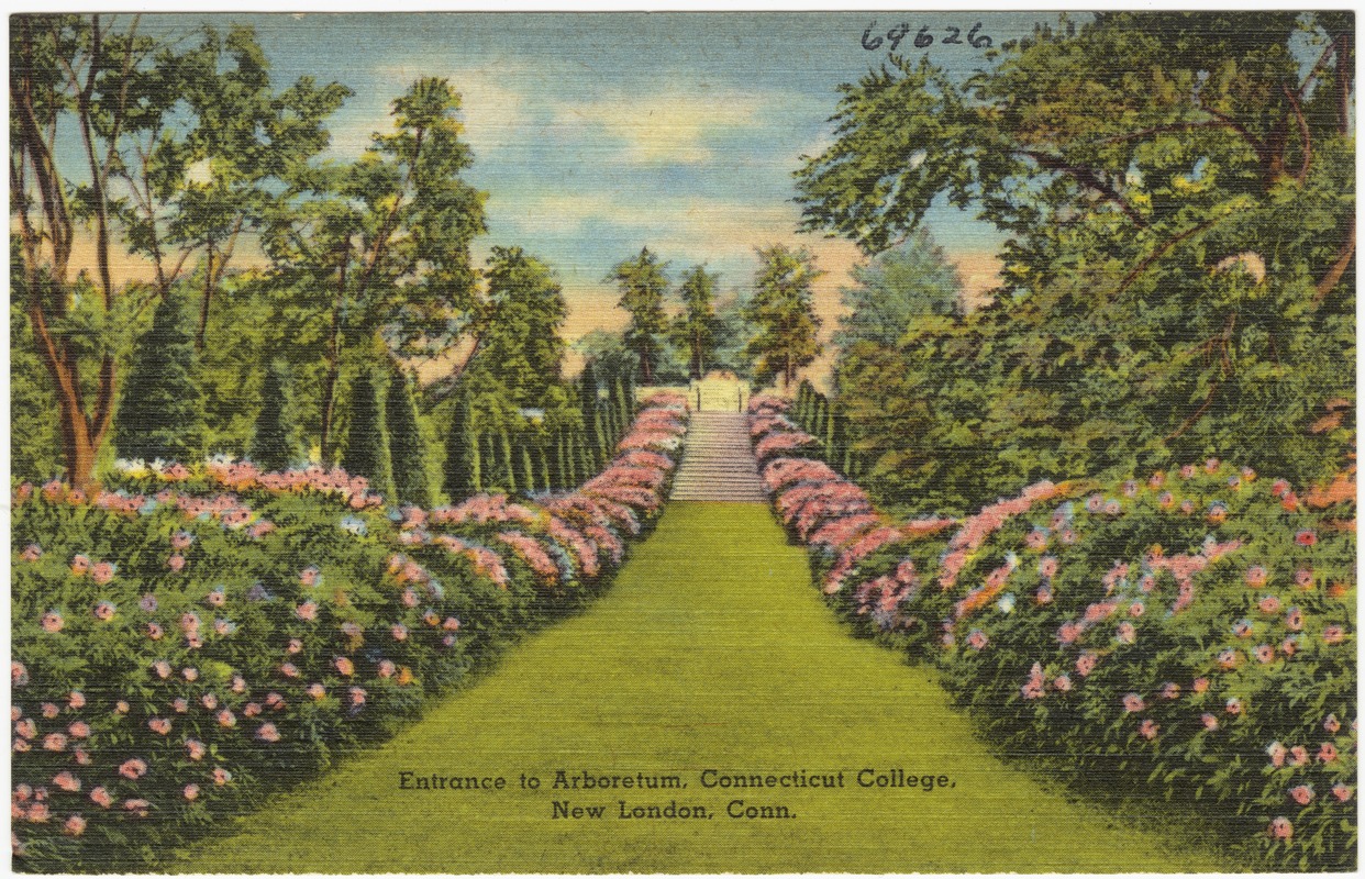 Entrance to Arboretum, Connecticut College, New London, Conn.