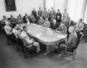 Early photo of Board of Trustees, undated